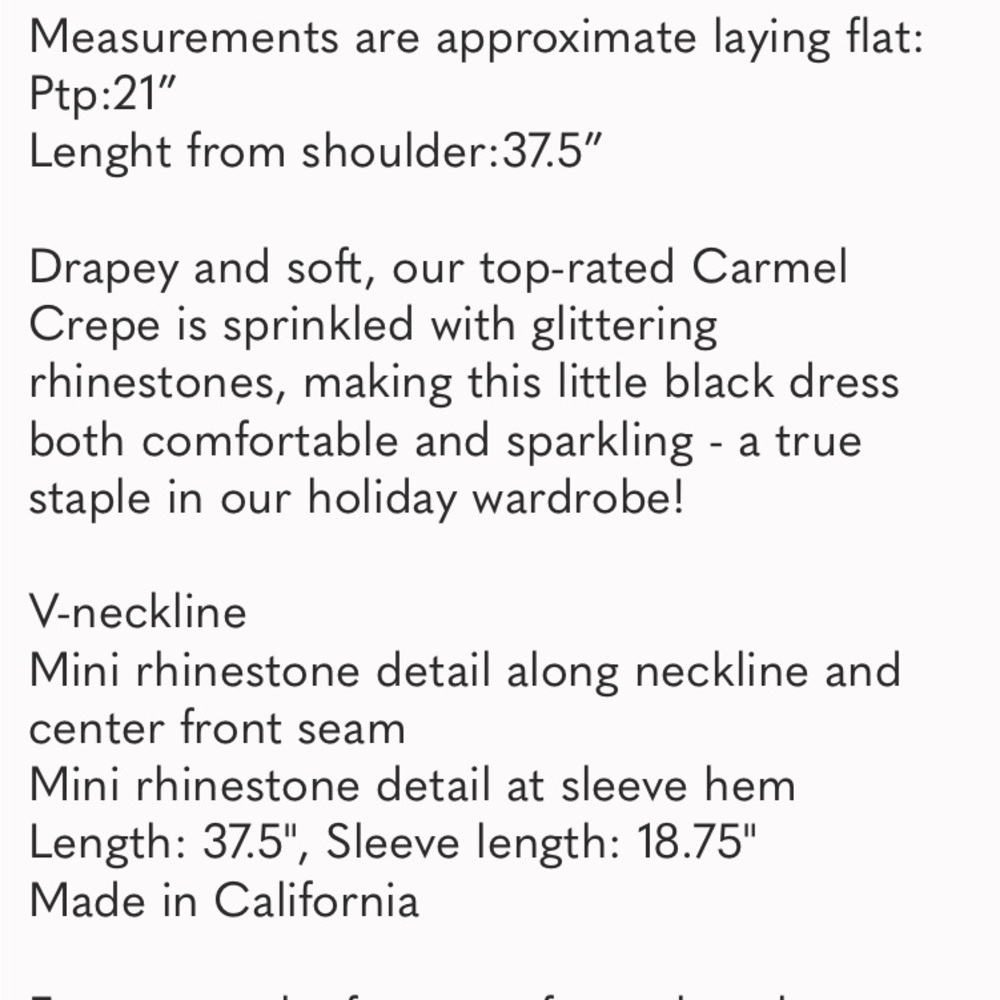 Trina Turk Black Mini Dress with Silver Accents - Picture 10 of 10